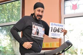 Del Singh is taking on three half marathons for his latest fundraiser