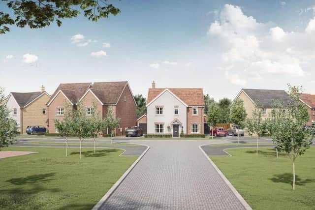 A mix of modern and traditional homes are planned in Hampton Woods