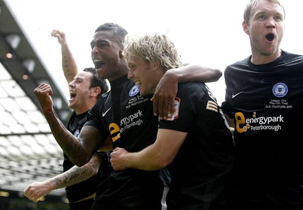 Did these Posh stars, from left, Lee Tomlin, Mark Little, Craig Mackail-Smith and Grant McCann make the cut? PhotoPeter Byrne/PA Wire.