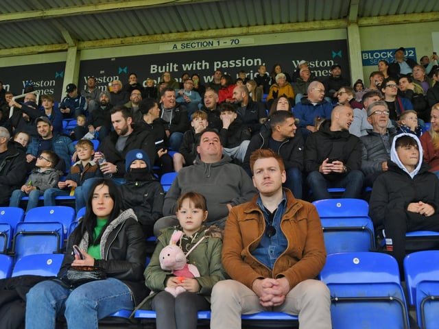 Posh v Wycombe fans pics