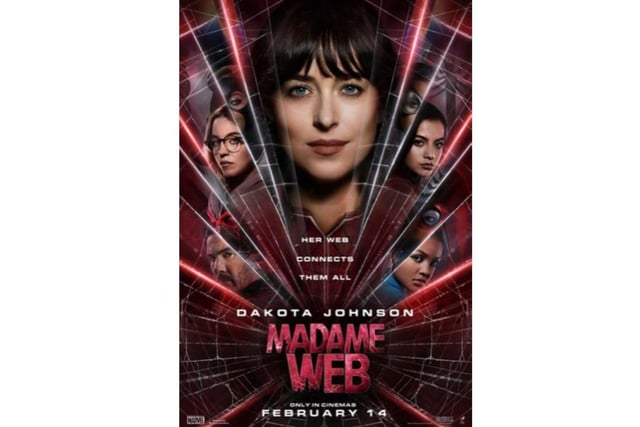 Released on Valentine’s Day, Madame Web tells the standalone origin story of one of Marvel publishing's most enigmatic heroines. The suspense-driven thriller stars Dakota Johnson as Cassandra Webb, a paramedic in Manhattan who may have clairvoyant abilities.