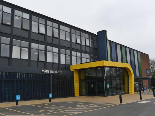 It has not been confirmed which building at Peterborough College has RAAC