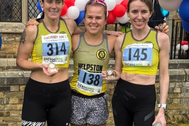 Helpston Necker All hail the Helpston Harriers Ladies team and PANVAC runners also ...