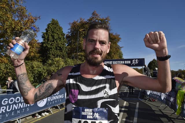 Phil Martin was the first local man home in the 2022 Great Eastern Run. Photo: David Lowndes.