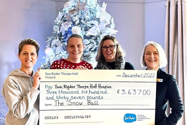 Snow Ball 2022. From left and right; Sarah Devonport, Paula Minchin, Emma Lannigan and Helen Kingston