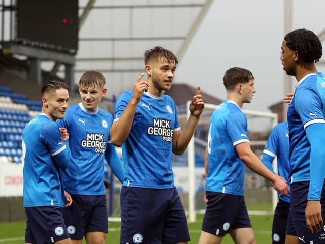 Tyler Winters scored for Posh under 18s at Sunderland. Photo: Joe Dent/theposh.com