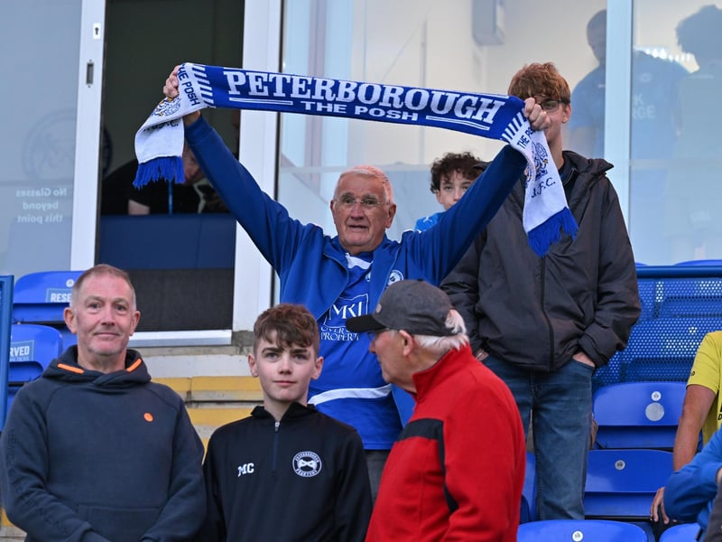 Posh v Barnsley fans gallery