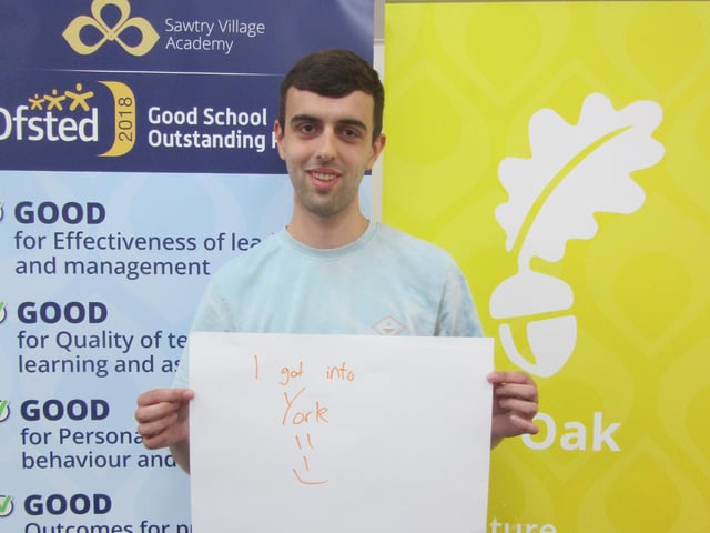 Ben Hollingdale from Sawtry Village Academy