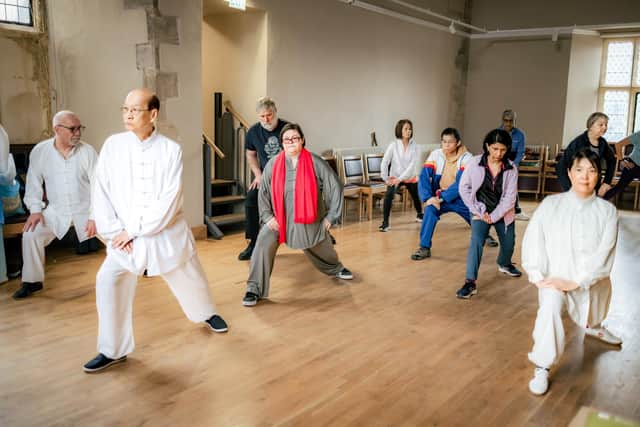 The ancient, gentle and often very beneficial martial art of tai chai originated in China during the 12th century (image: Chinese Community in Peterborough / Chinese Women in Peterborough / Shirley Zhang)