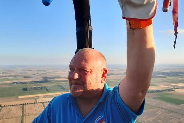 Gary Davies fell in love with ballooning as a child, siting the freedom it offered as its main appeal. "With the panoramic views, you feel like you’re in control of your destiny."