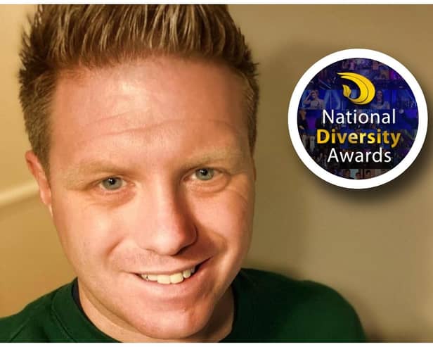 Local man Andi has been nominated for two National Diversity Awards in the Positive Role Model categories of Disability and LGBTQ+.