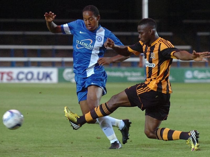 Age on debut: 16/9/15...Posh apps: 7...Future club: West Ham...A big, for his age, centre-forward who was given his Posh first-team opportunity because of an injury crisis in a Championship home game with Wolves in 2012. Featured in a few squads before surprisingly leaving Posh for West Ham United. Unsurprisingly didn't make a senior appearance for The Hammers, but did sit on the bench a few times. Made fleeting appearances for Newport and Cheltenham before settling for a non-league career at the likes of Oxford City, Banbury, Boston United and Brackley.
