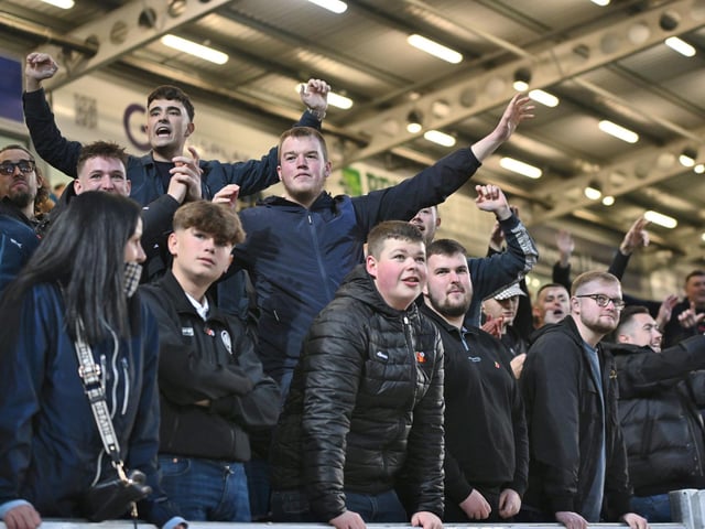 Peterborough United hammered Cambridge United to take the bragging rights.