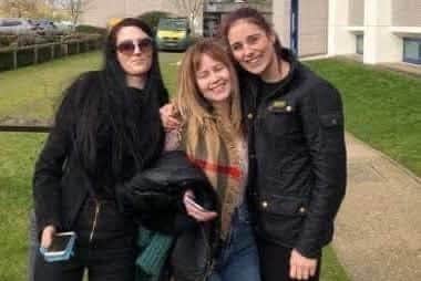 Rochelle, Rebecca and Sheridan, the sisters of Rikki Neave.