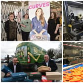 Some of the Peterborough companies in the Cambridgeshire top 100, from left, AK Retail, owner of Yours Clothing; coffee producer Masteroast, construction firm Princebuild and fresh produce grower and suppller, Burgess Farms