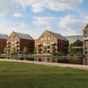 This image shows the completed Whitworth Mill development in Peterborough