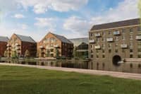 This image shows the completed Whitworth Mill development in Peterborough