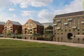 This image shows the completed Whitworth Mill development in Peterborough