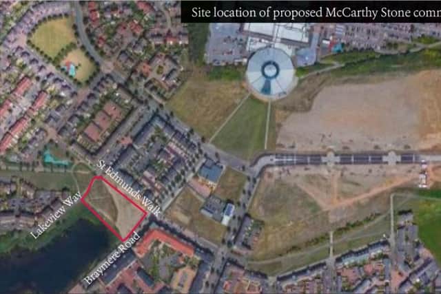 The location of the