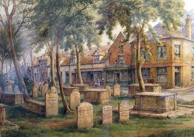Set on a three-acre site at the bottom of Cowgate, the Parish Burial Ground was in use from 1805 and 1858.