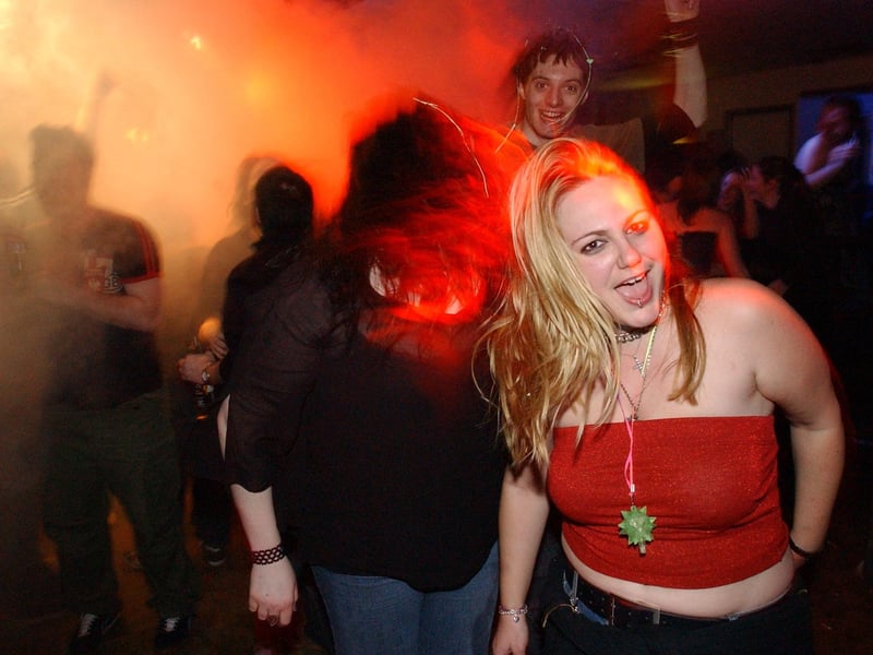 Welcoming in 2004 in style at The Met Lounge in Peterborough