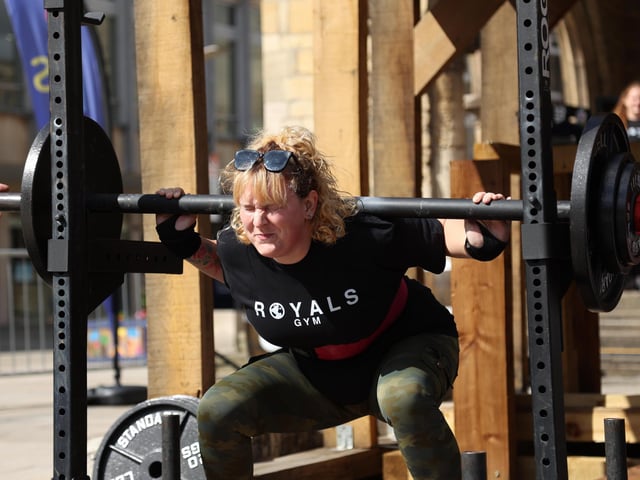 Lucy Marshall in action.