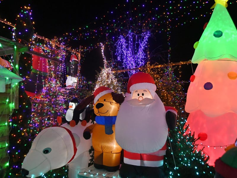 Dave Wooldridge's wonderful display will raise money for Sue Ryder Thorpe Hall Hospice.