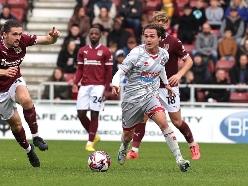 Crawley have trips to Leyton Orient and Exeter City.