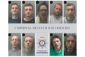 Police have released the images of nine people with CBOs