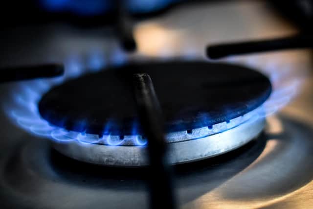 A generic stock image of a gas ring on a home cooker in London.