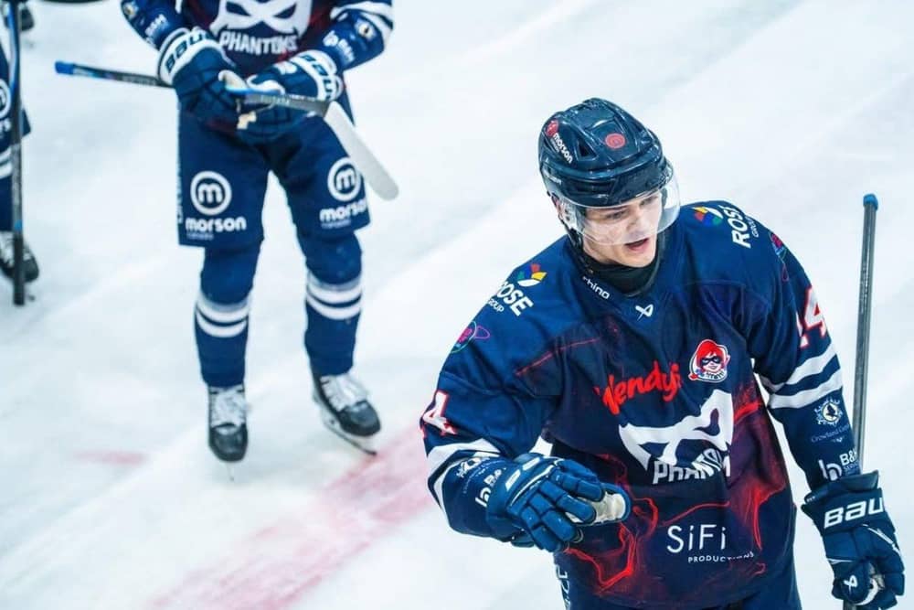 Dillon Lawrence was man-of-the-match for Pantoms at Romford Raiders. Photo Willow Florence Photography