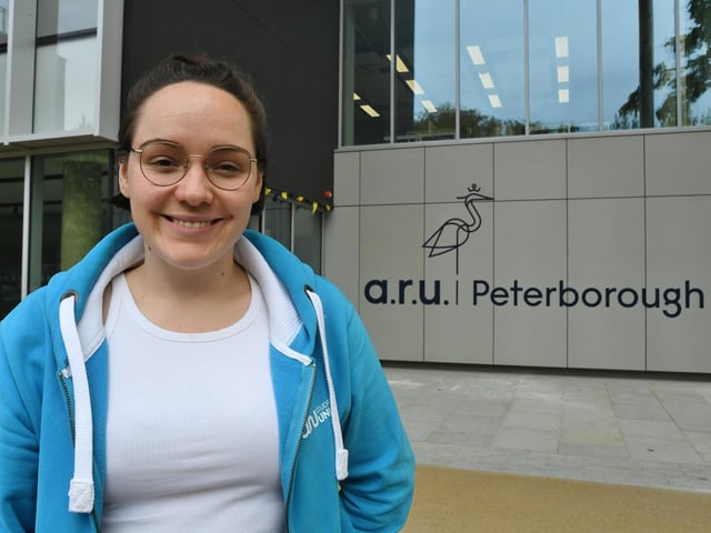 ARU Peterborough Students' Union advisor Georgia Young