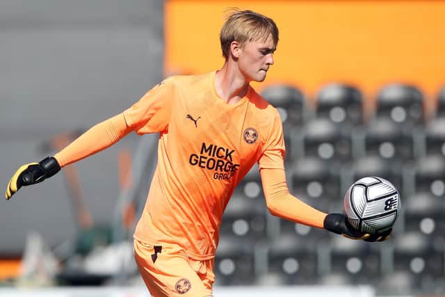 Lucas Bergstrom made his senior debut for Peterborough United against Cheltenham.