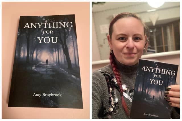 Amy explained her motivation for writing 'Anything For You': “I love crime and I am fascinated by how far people can be driven for love.”