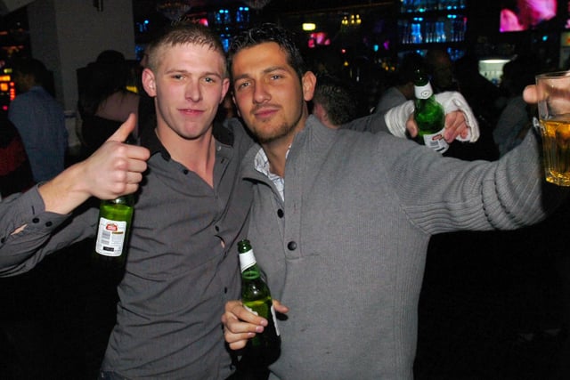 Relaunch party for Yates's, in Broadway, in 2011 - with an appearance by Eastenders actor Scott Maslen