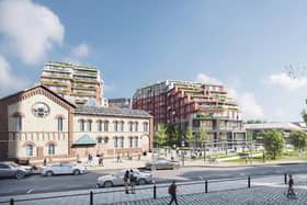 This image shows how the Northminster apartments development will look once completed.