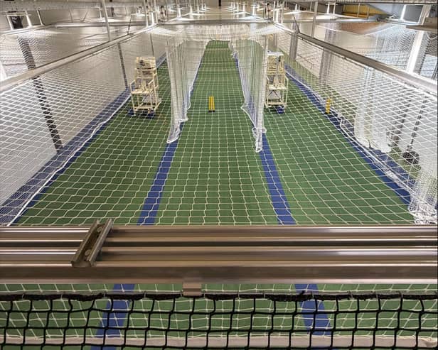 The new Stamford Indoor Cricket Centre facility.