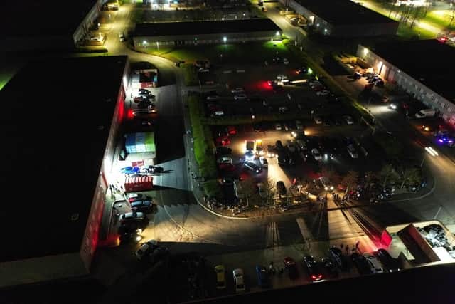 Drone footage captured by a resident showing a previous cruise in the Ortons earlier this year