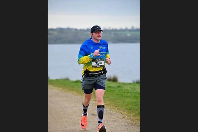 North West Anglia NHS Foundation Trust consultant orthopaedic surgeon Rupert Clifton training for the 2023 London Marathon.