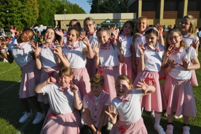 Welbourne School pupils at the Country Dance Festival at The Peterborough School.