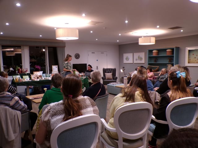 Visitors who made the evening success
