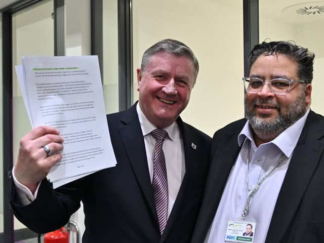 Cllrs Dennis Jones and Mohammed Jamil.