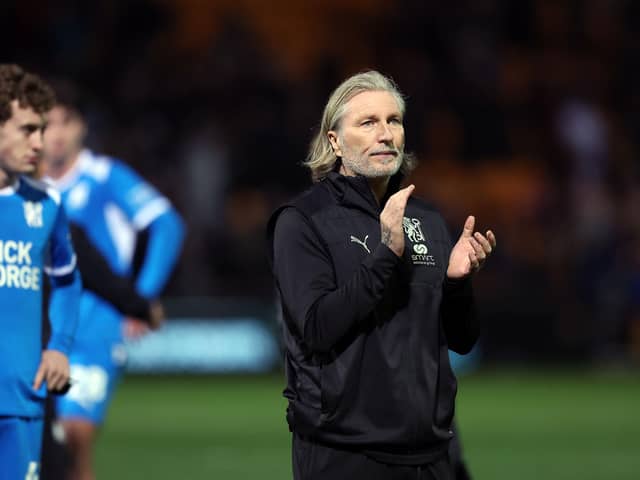 Robbie Savage after the Posh defeat at Bradford City. Photo Joe Dent/theposh.com.