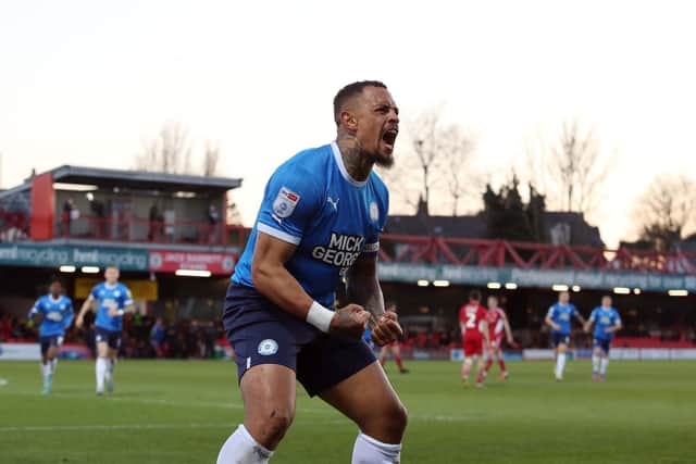 Posh skipper Jonson Clarke-Harris is ready for the visit of Ipswich Town. Photo: Joe Dent/theposh.com