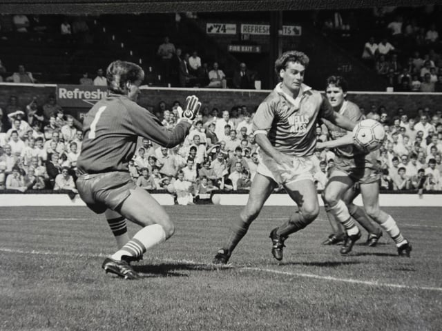 Posh years: 1987-1988. Posh appearances: 60. Posh goals: 27. Gooding and Halsall became one of the great Posh midfield partnerships, but sadly only for the 1987-88 campaign as Gooding left early in his second season for Wolves, then of the Third Division, for £85k. The move didn't go down well with Posh fans, but Gooding's outstanding goalscoring record for Posh was always going to attract bigger, better and richer clubs. He was a great finisher as well as a great player who went on to play for Reading (a club he also managed jointly with another ex-Posh star Jimmy Quinn) and Southend. Now runs his own Estate Agency in Reading.