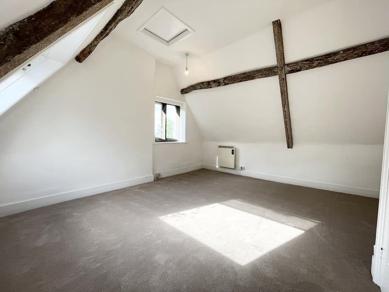 There are five bedrooms in the historic home