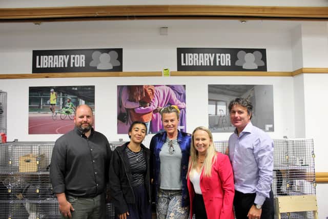 The team at LIBRARY FOR. Photo: LIBRARY FOR