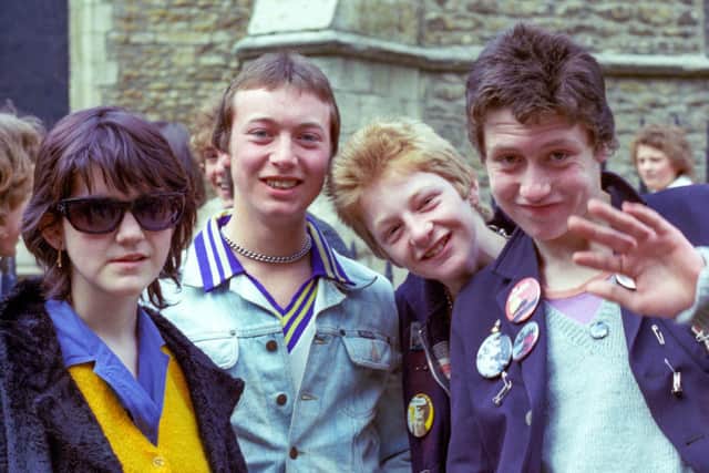 1978 - John Church, Gary Beckett, Ade Lawrence and Pippa Hodgson