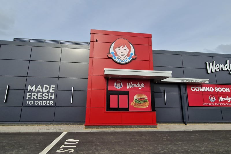 The exterior of the new Wendy's drive-thru in Peterborough