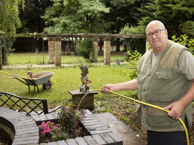 Michael Cozens in his new role at Cromwell House Care Home